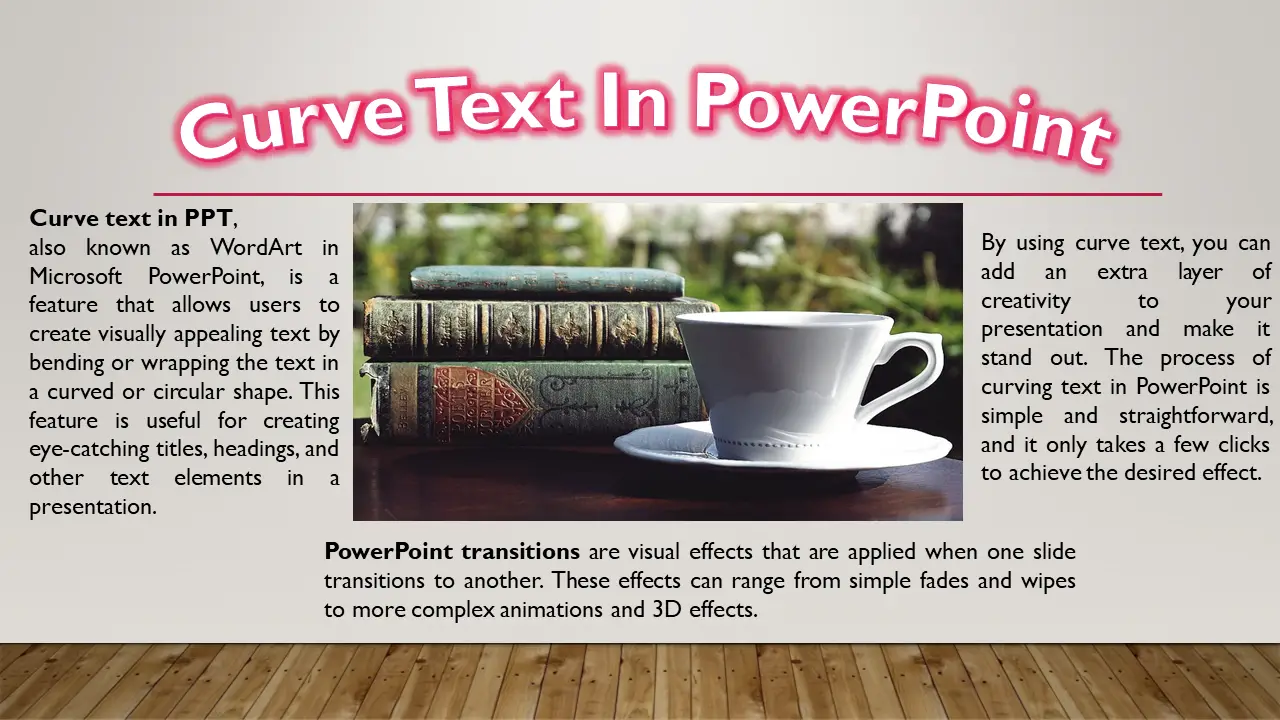 Curve Text In PPT
