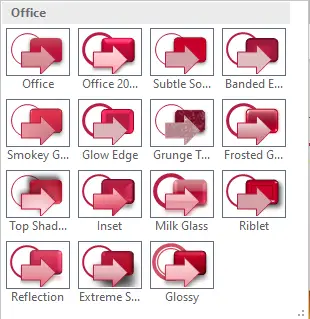 Effects Theme in powerpoint