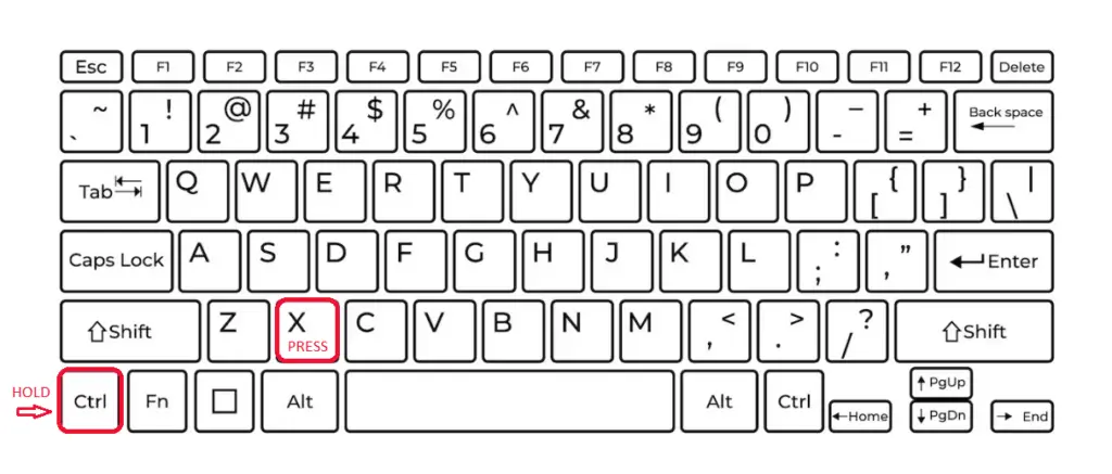 Shortcut To Cut Cell Value In Excel: Keyboard Shortcut