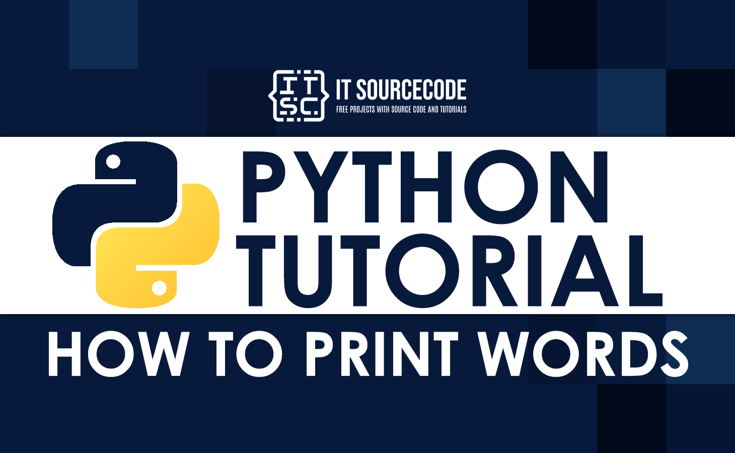 How To Print Words Python