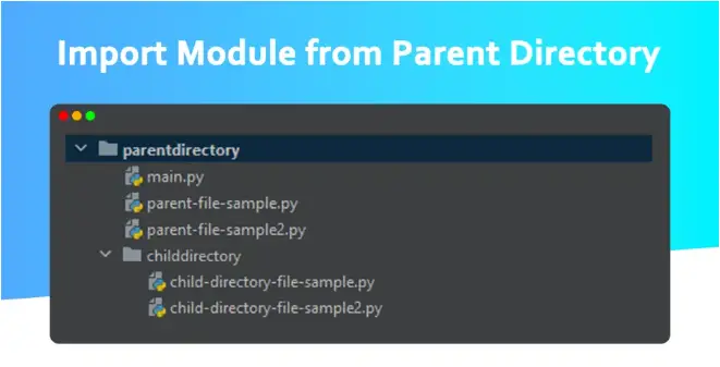 Python Import From Parent Directory In Simple Way