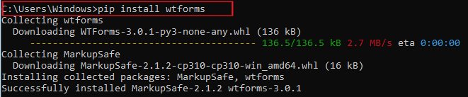 Install wtforms.compat Module