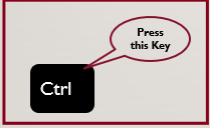 Press Ctrl Key