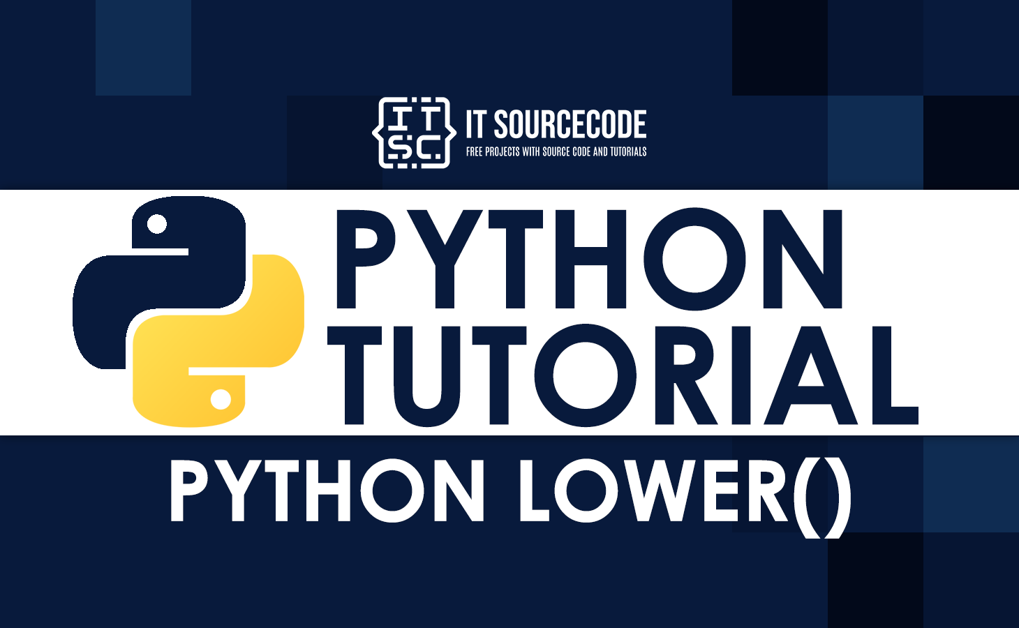 Python lower()