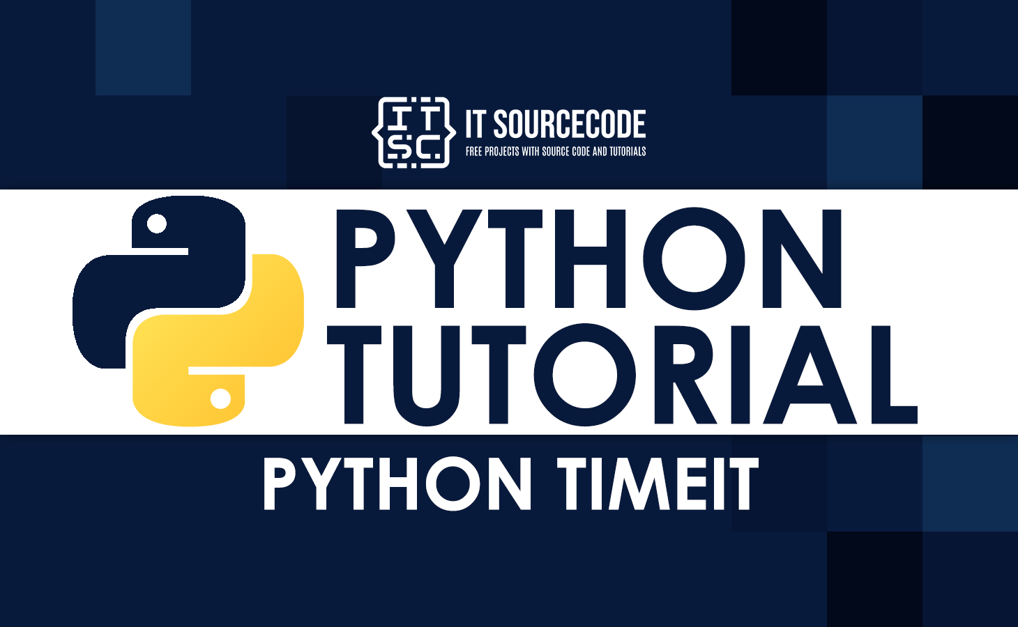 Python timeit