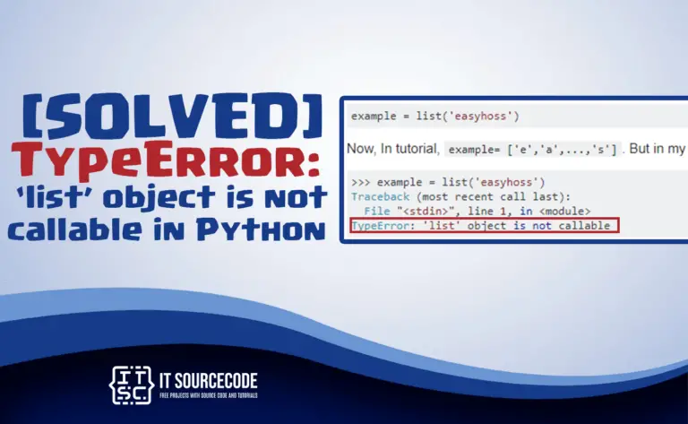 [SOLVED] TypeError: 'list' object is not callable in Python