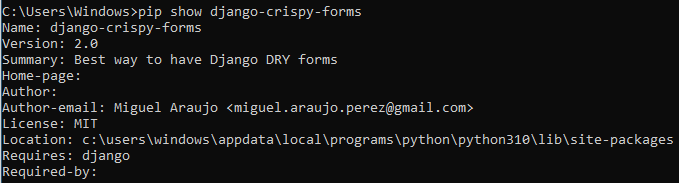 Upgrading the crispy_forms module