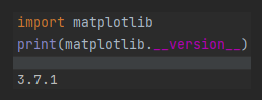 Matplotlib version - Attributeerror: module 'matplotlib' has no attribute 'plot'