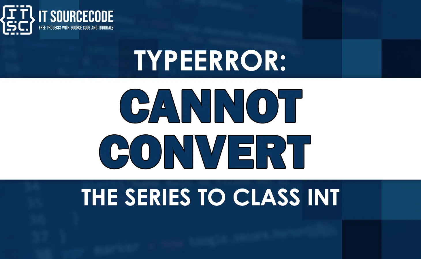 Typeerror cannot convert the series to class int