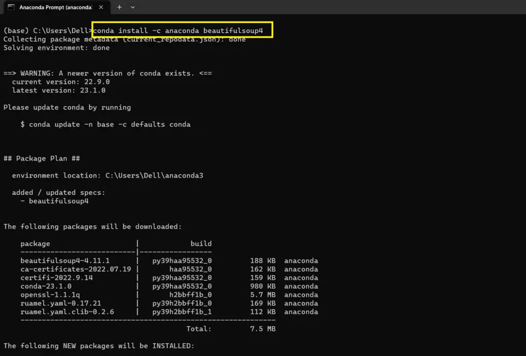 Modulenotfounderror: No Module Named Bs4 [solved]