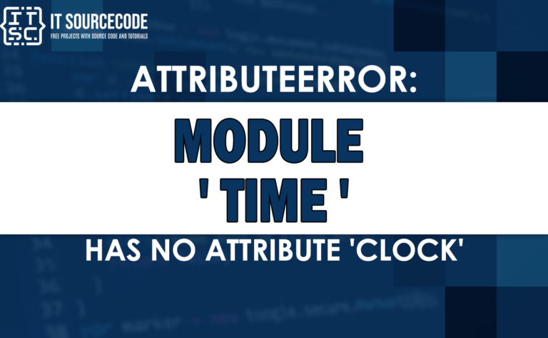 attributeerror module time has no attribute clock