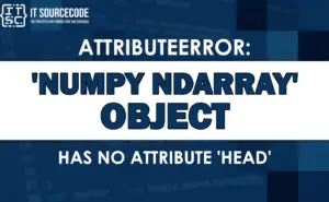attributeerror numpy ndarray object has no attribute head