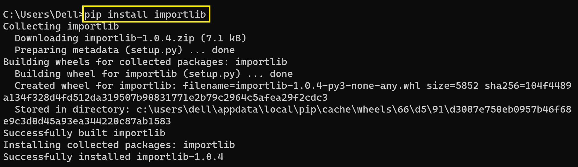 install importlib for attributeerror module 'importlib' has no attribute 'util'