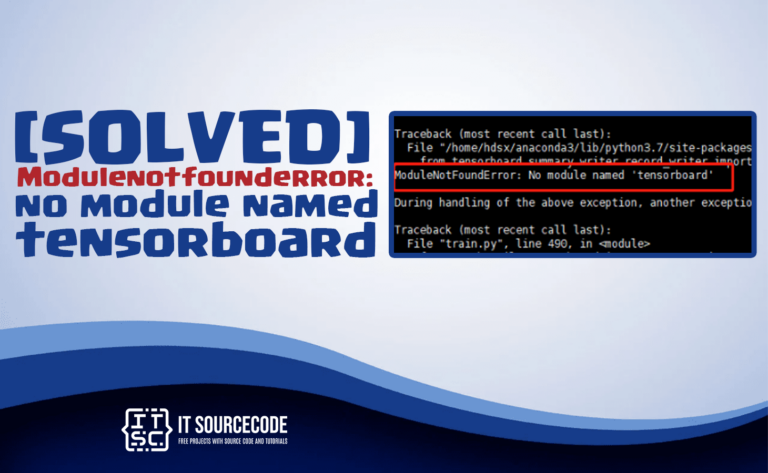 modulenotfounderror no module named 'torchvision'