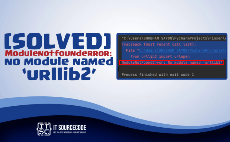 modulenotfounderror no module named 'urllib2'