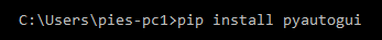 pip install pyautogui - Modulenotfounderror: no module named 'pyautogui' [SOLVED]