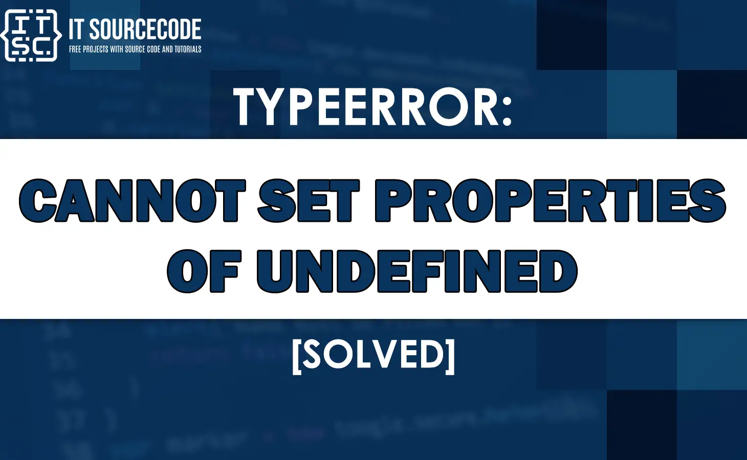 Typeerror cannot set properties of undefined