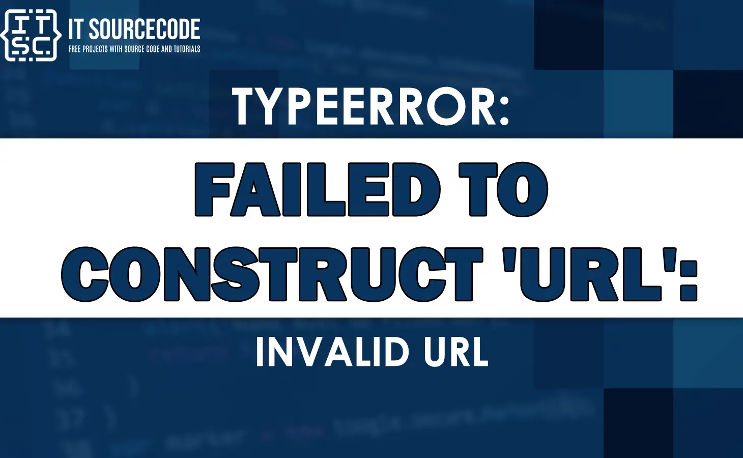 Typeerror: failed to construct 'url': invalid url