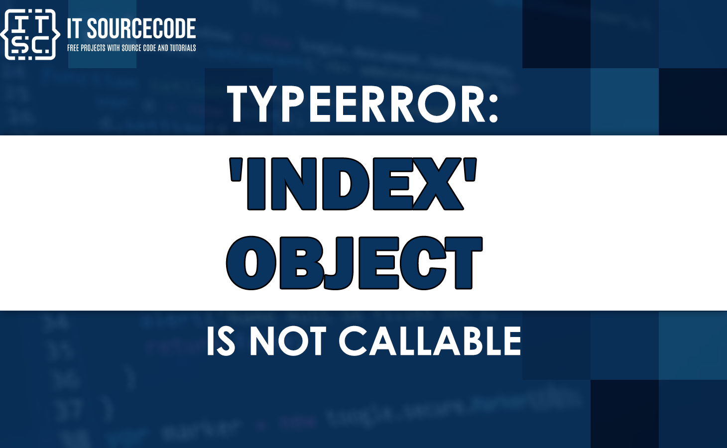 Typeerror: 'index' object is not callable