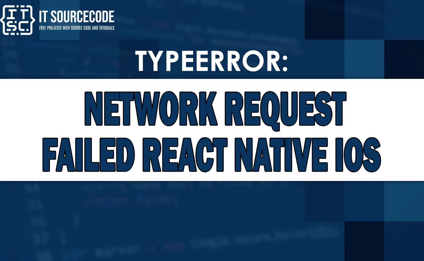 Typeerror network request failed react native ios