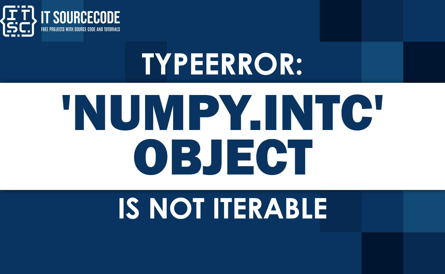 Typeerror numpy.intc object is not iterable