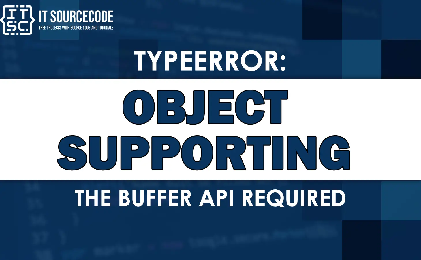 Typeerror object supporting the buffer api required