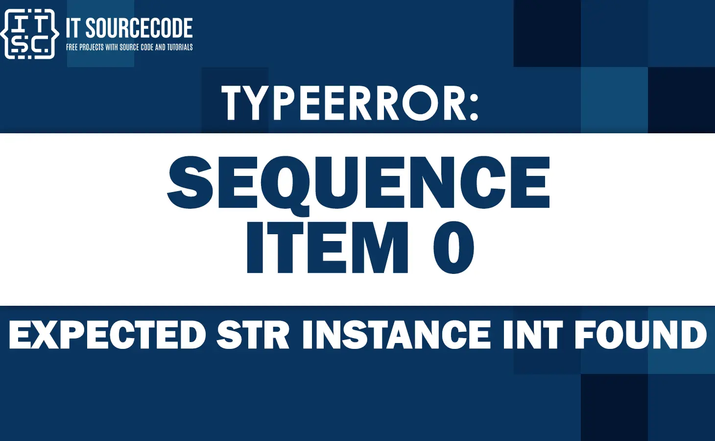 Typeerror sequence item 0 expected str instance int found