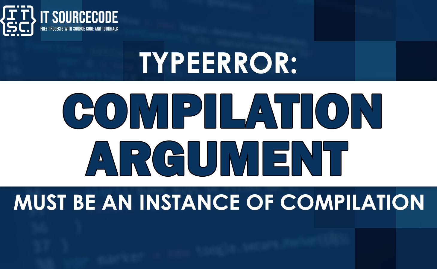 Typeerror the 'compilation' argument must be an instance of compilation