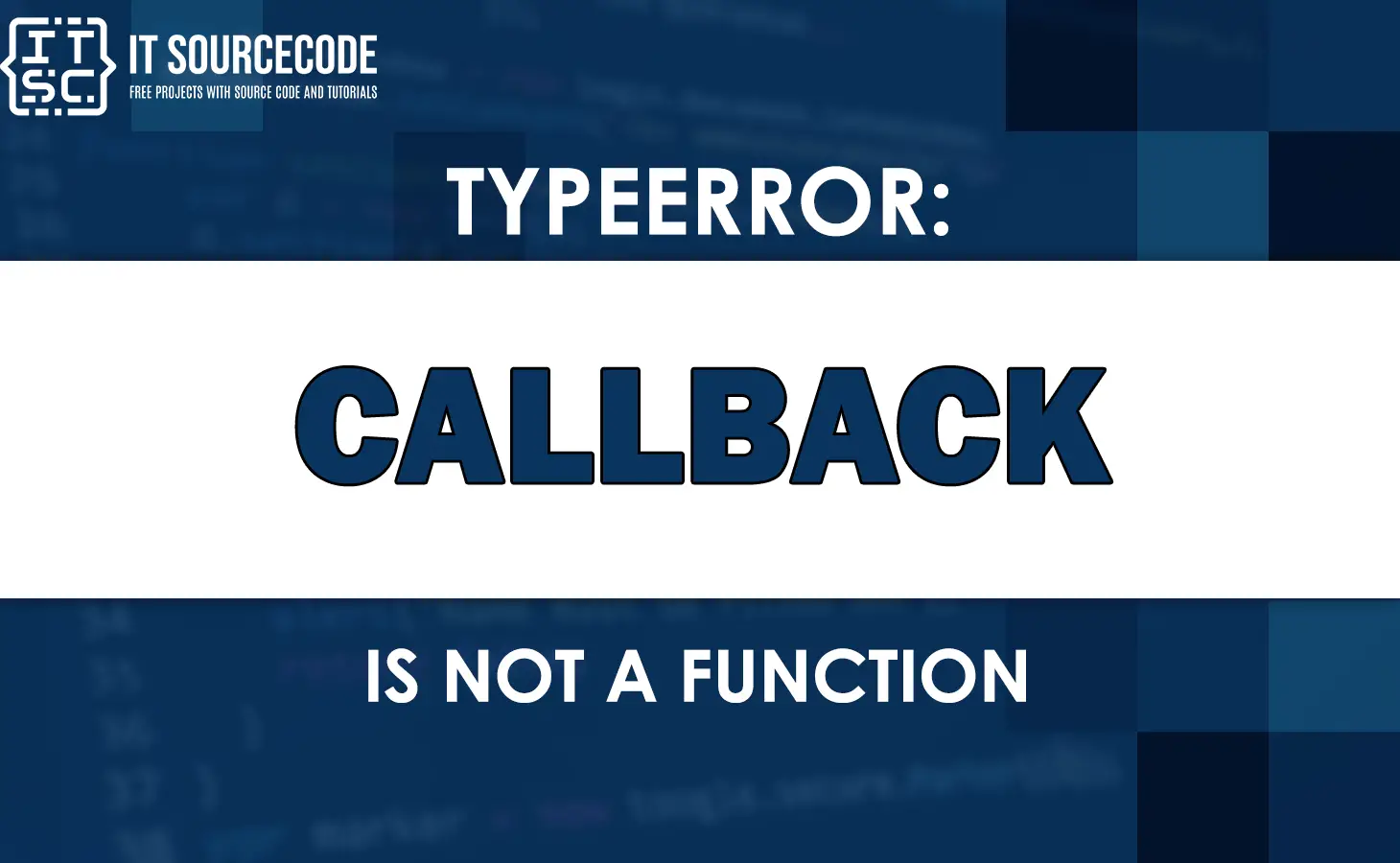 Typeerror: callback is not a function