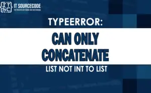Fix Can Only Concatenate List Not Int (2026 Python)