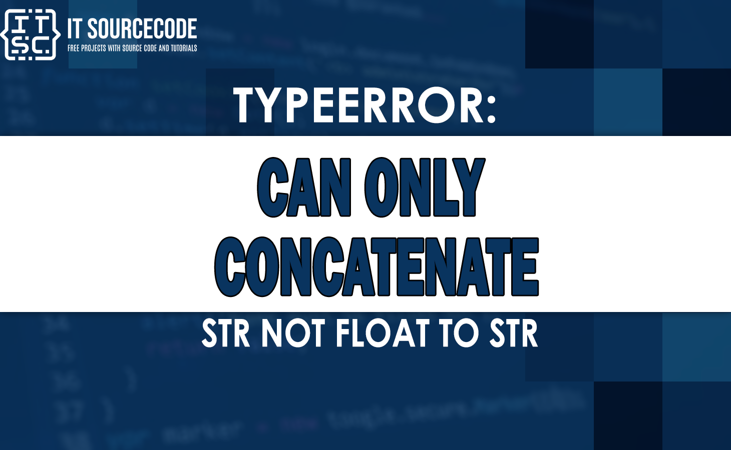 typeerror can only concatenate str not float to str