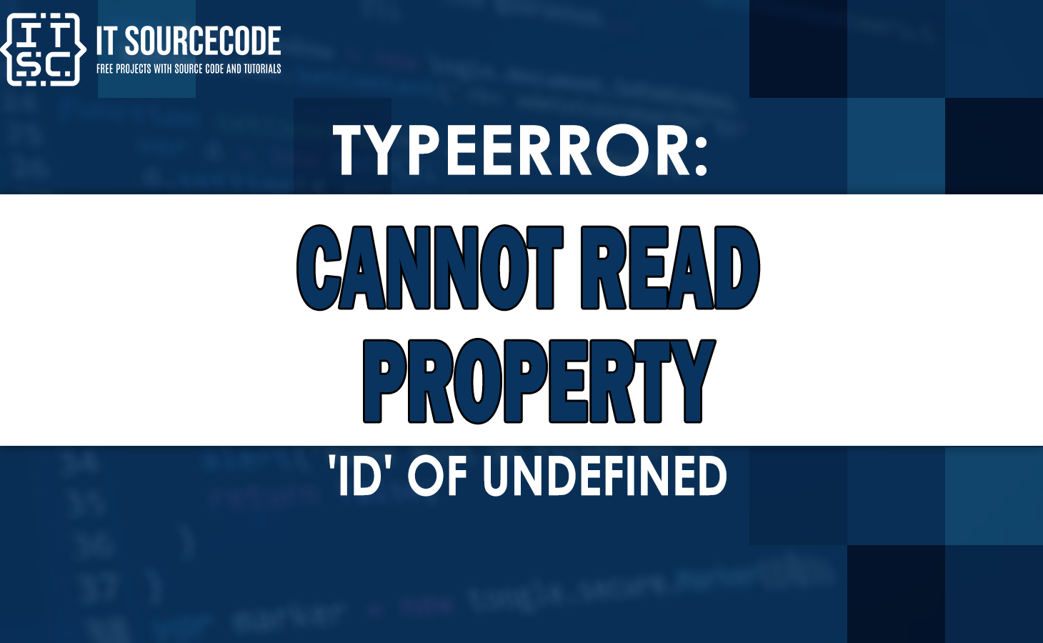 typeerror cannot read property 'id' of undefined