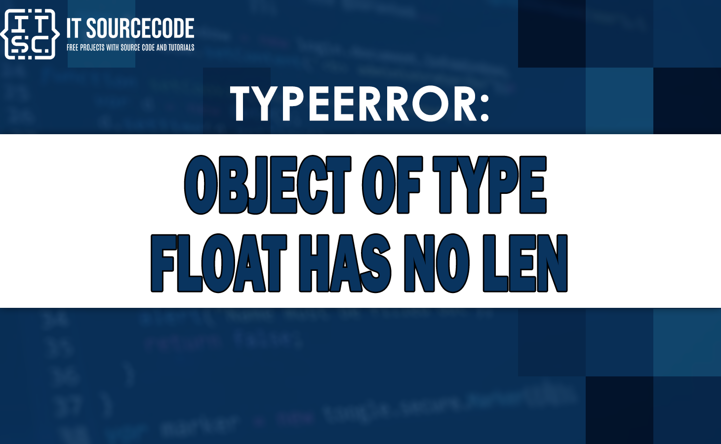 typeerror object of type float has no len
