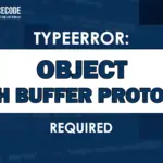 Typeerror: object with buffer protocol required