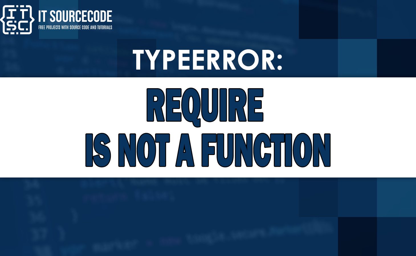 typeerror require is not a function