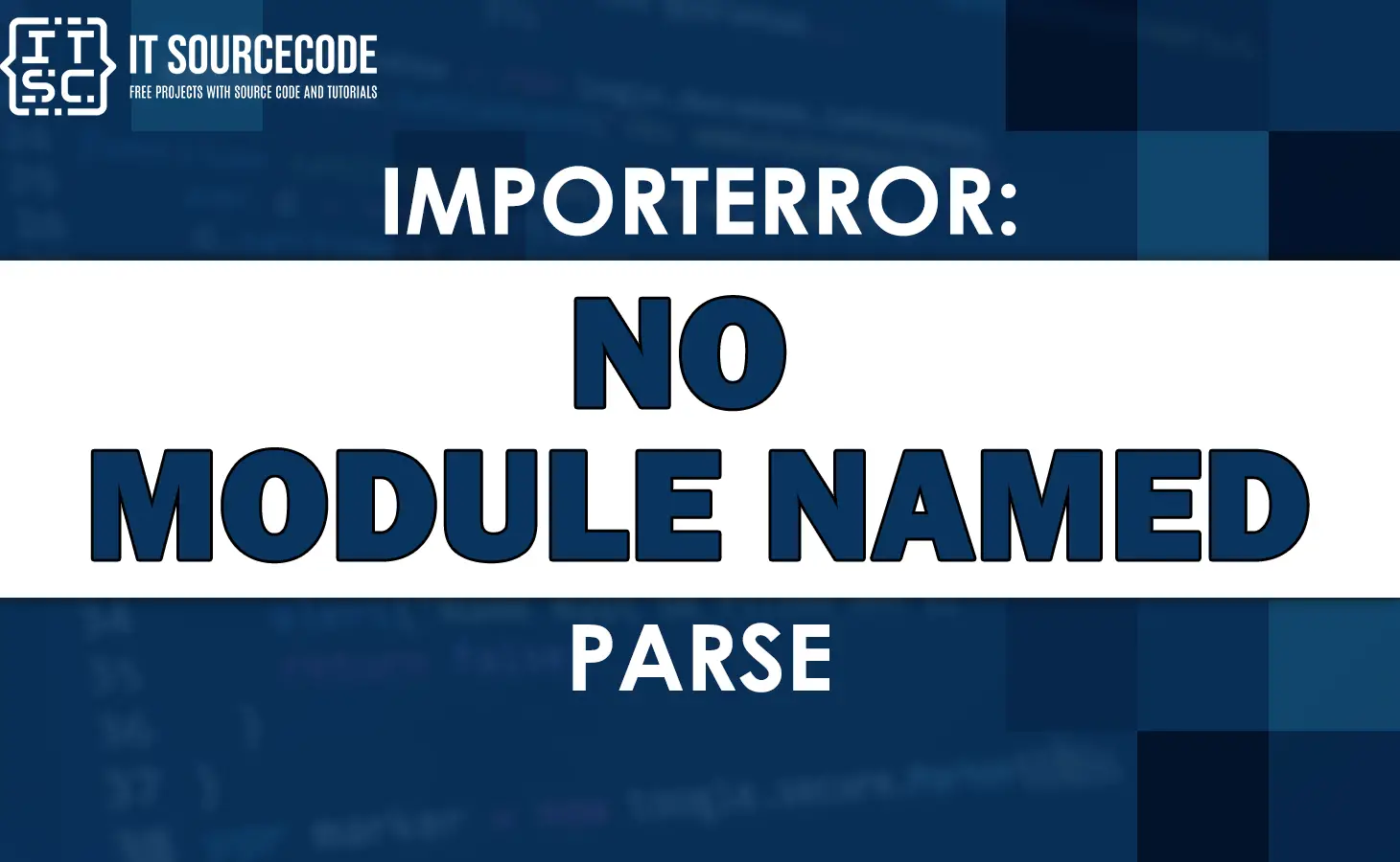 Importerror no module named parse