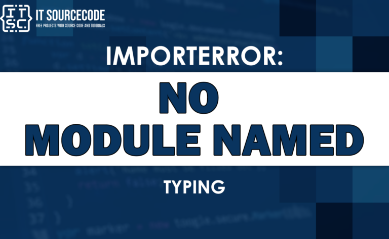 Importerror no module named typing