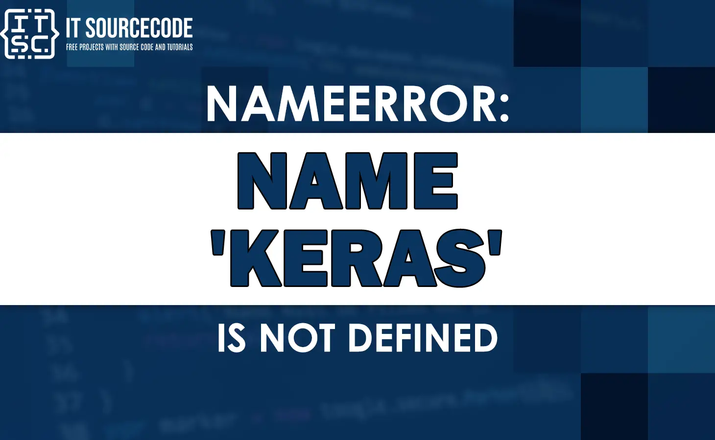 Nameerror name keras is not defined
