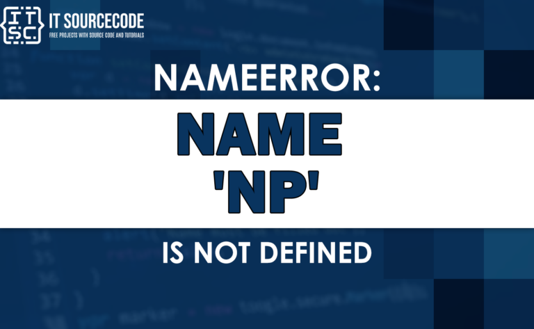 Nameerror name np is not defined