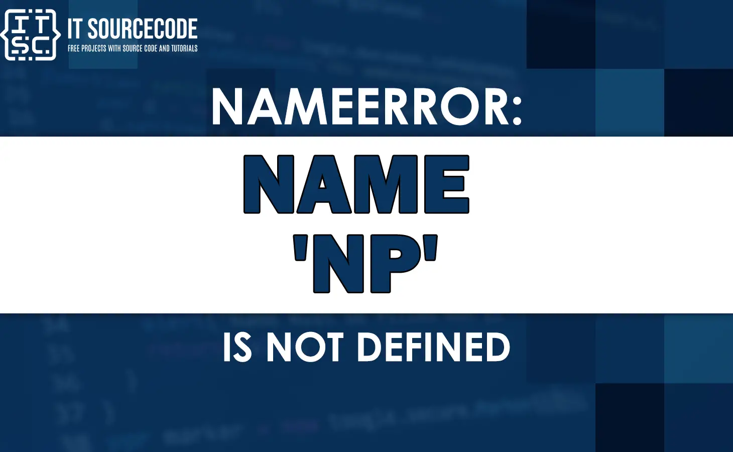 Nameerror name np is not defined