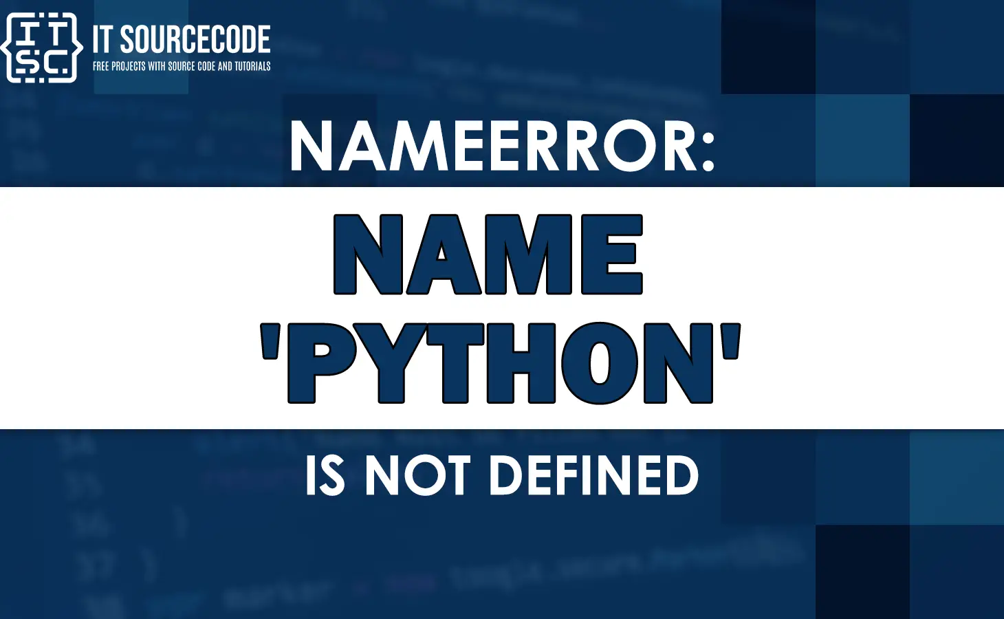 nameerror name 'python' is not defined