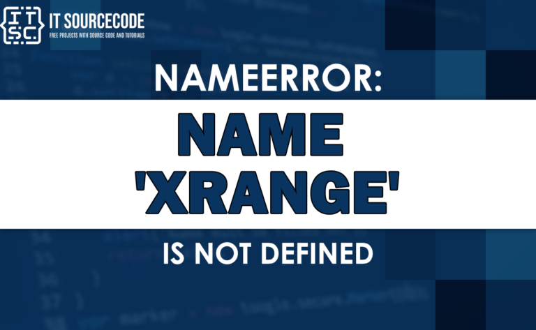 Nameerror: name 'xrange' is not defined 460 