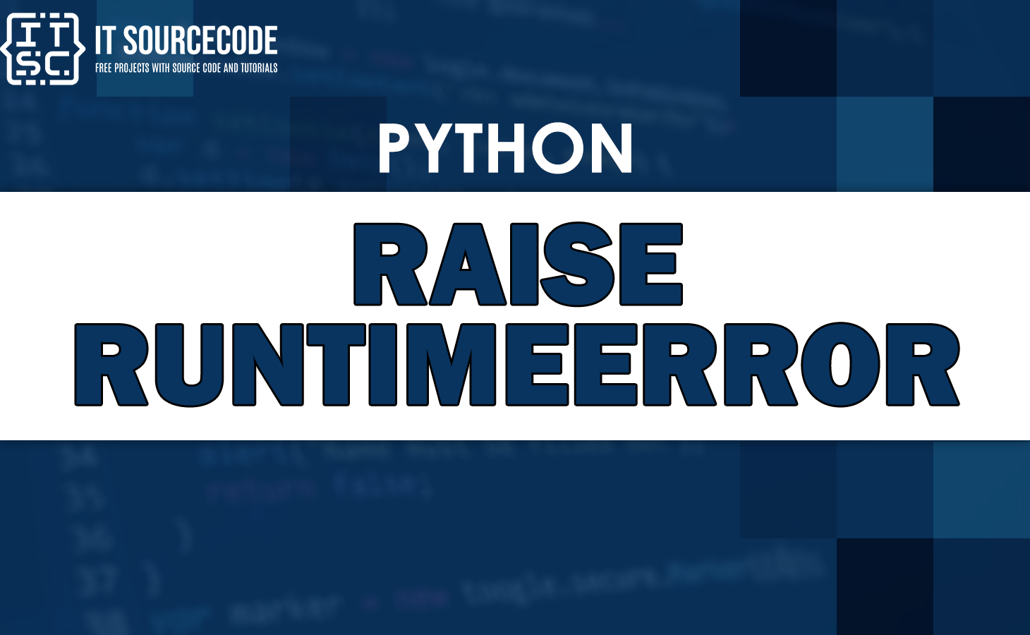 Python raise runtimeerror