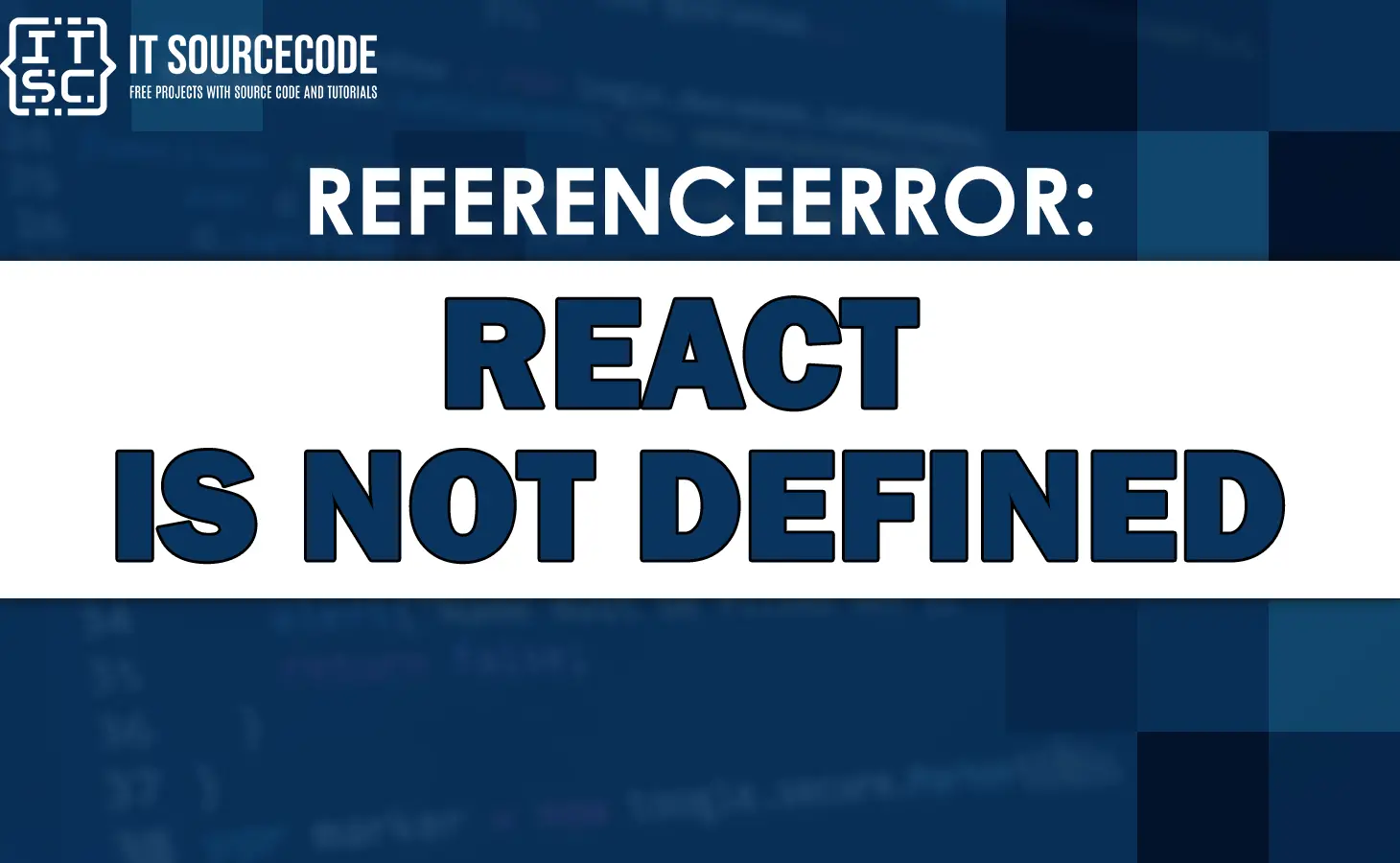 Referenceerror react is not defined