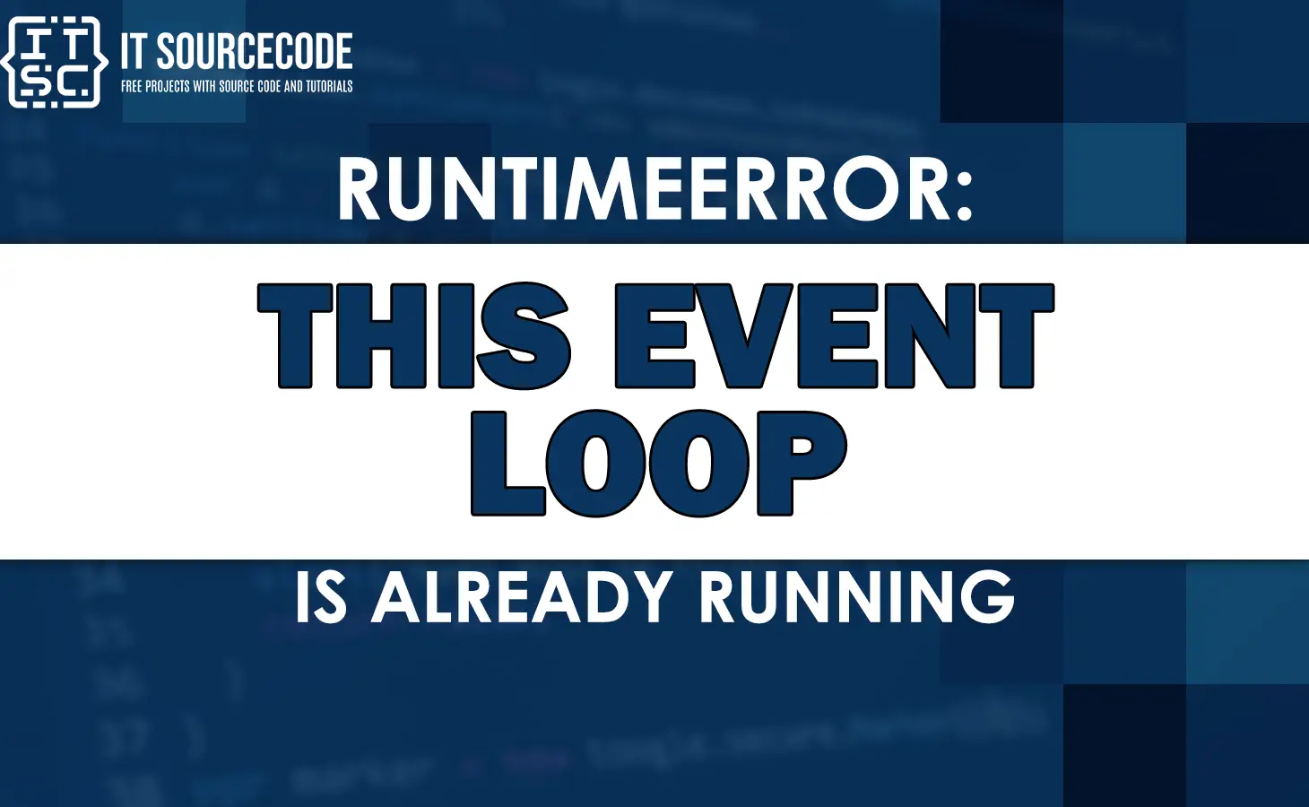 Runtimeerror this event loop is already running