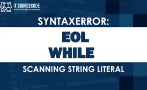 Syntaxerror: eol while scanning string literal [SOLVED]