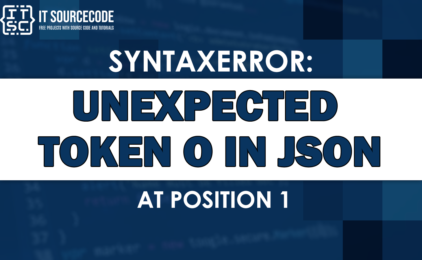 Syntaxerror: unexpected token o in json at position 1