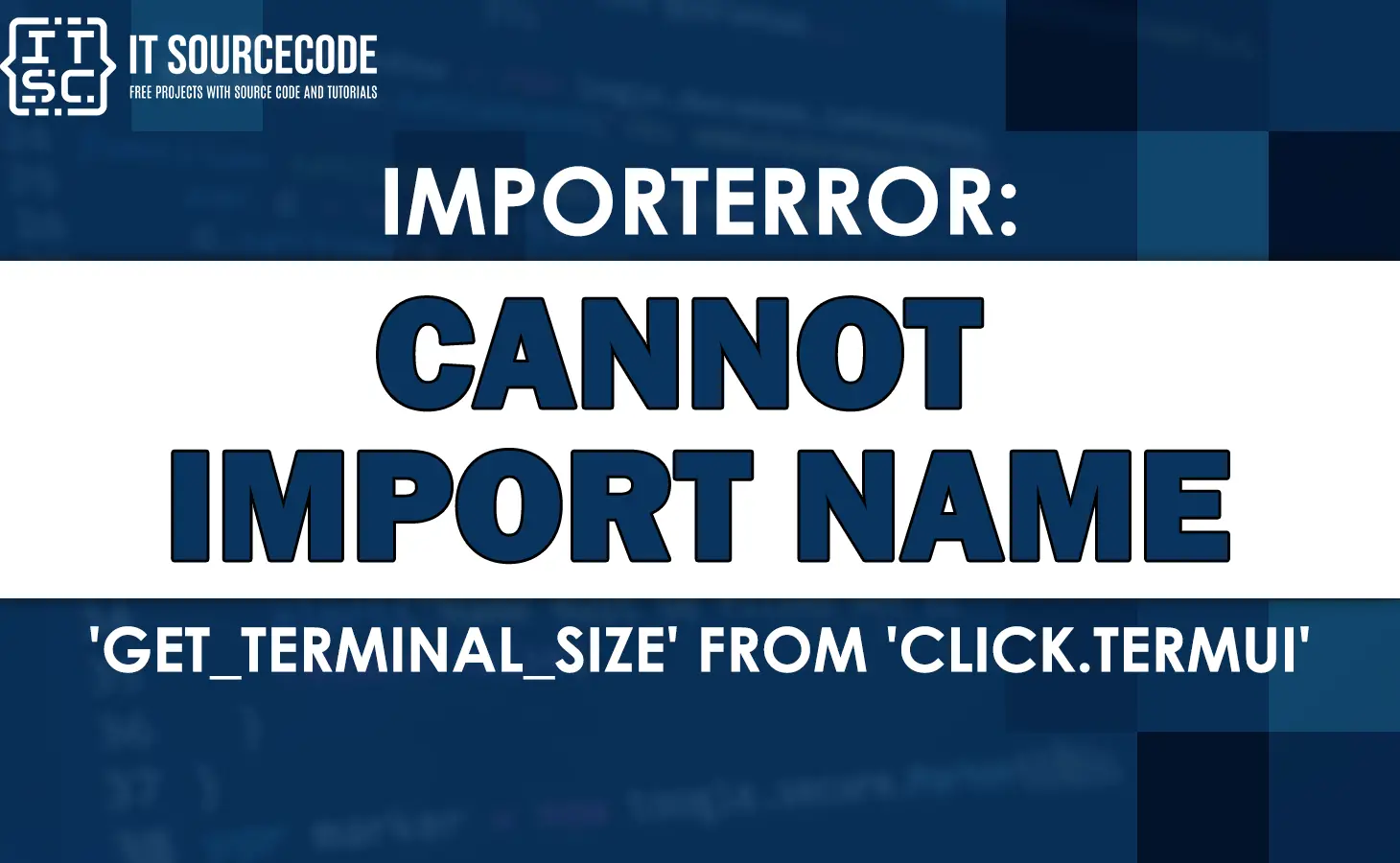 importerror cannot import name 'get_terminal_size' from 'click.termui'