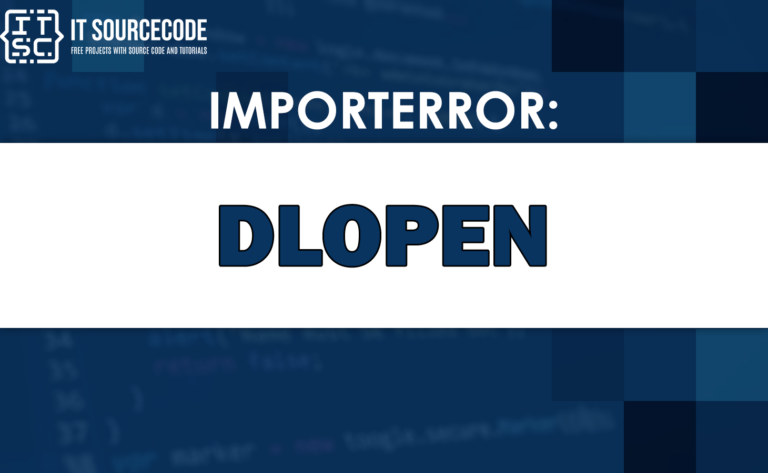 importerror dlopen