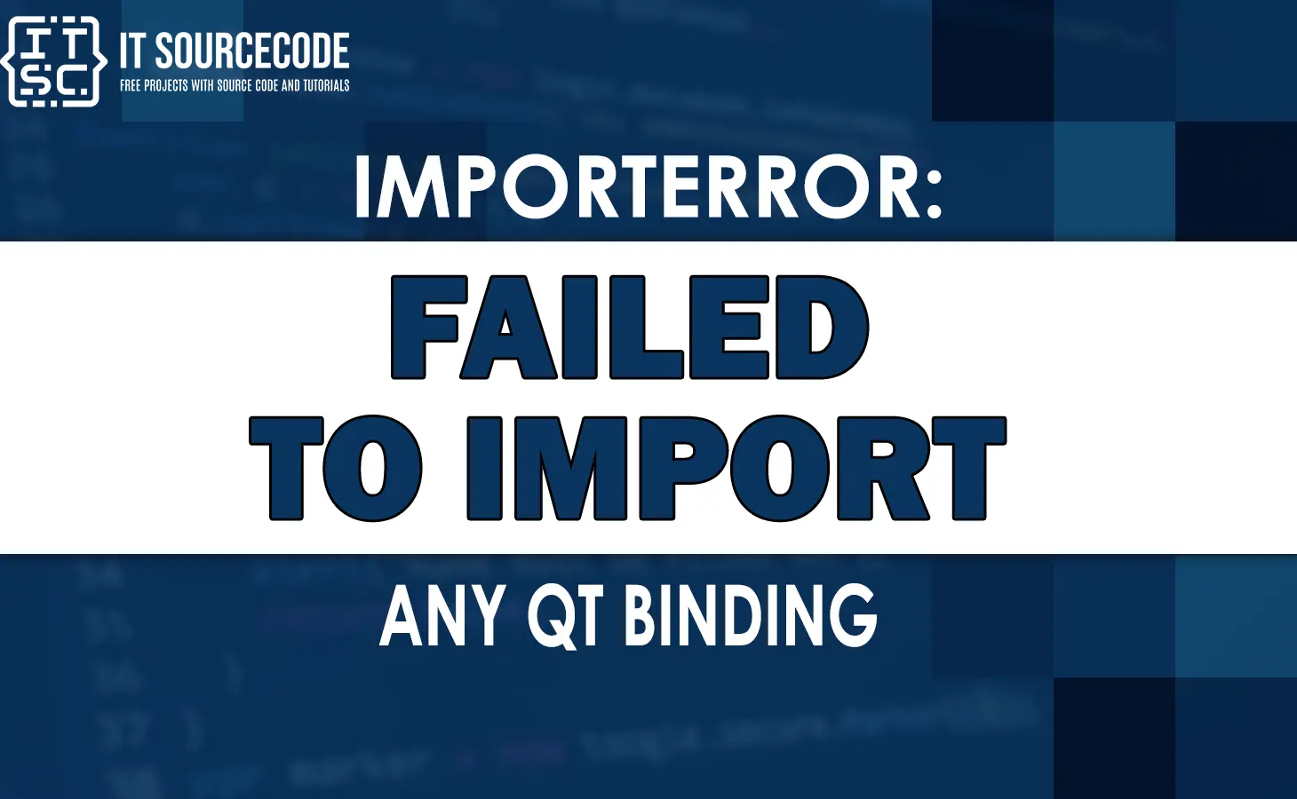 importerror failed to import any qt binding